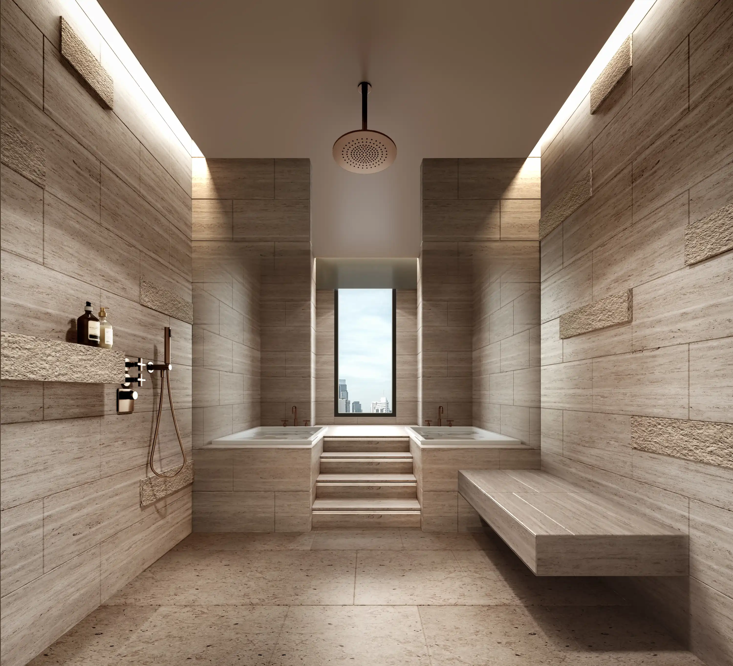 SPA — COLD PLUNGE & SHOWER ROOM
